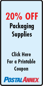 20% OFF Packaging Supplies