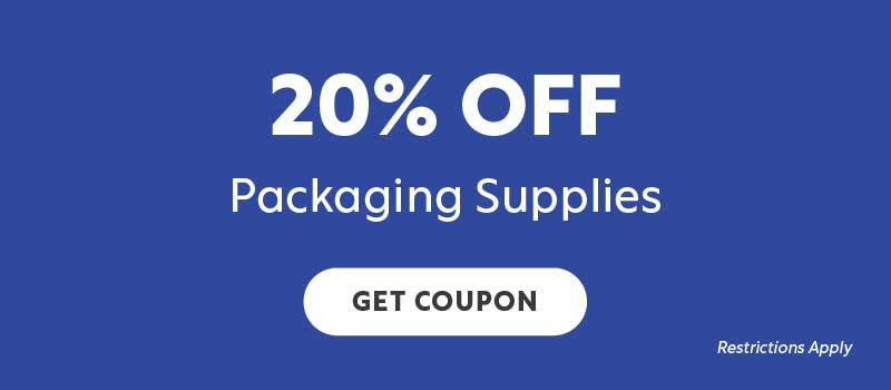 20% OFF Packaging Supplies - Get Coupon