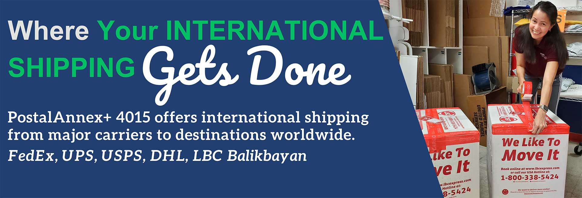 International Shipping in Temecula, CA