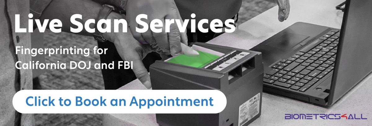 Live Scan Services Book Now