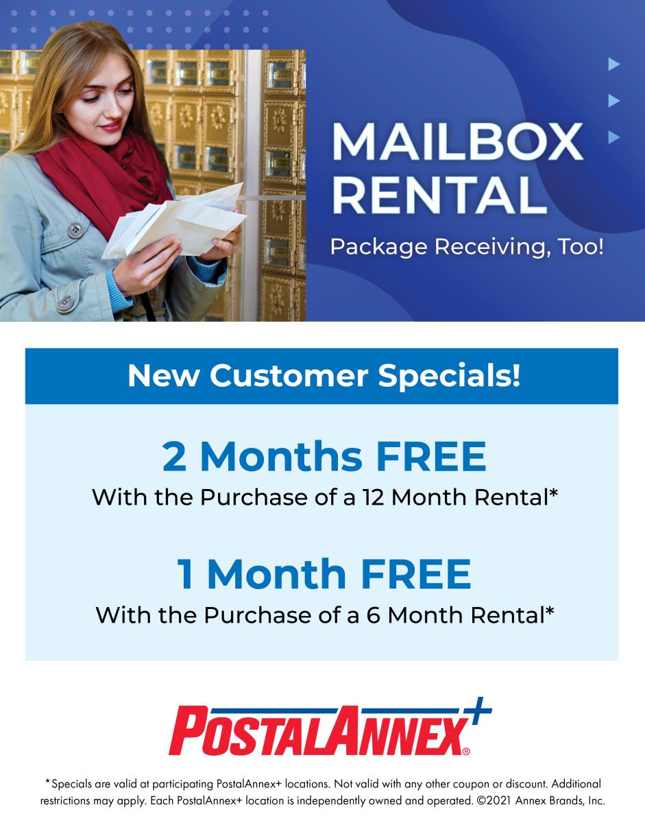 Mailbox Rental New Customer Specials