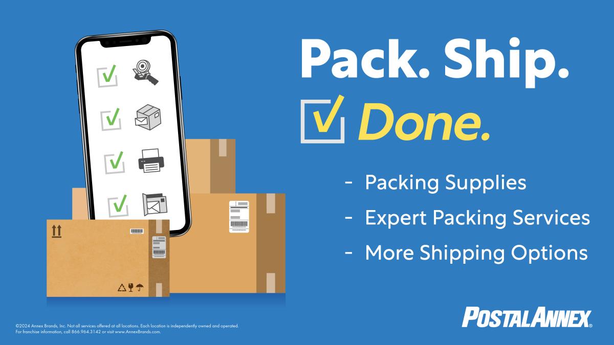 Packing and Shipping Services at PostalAnnex