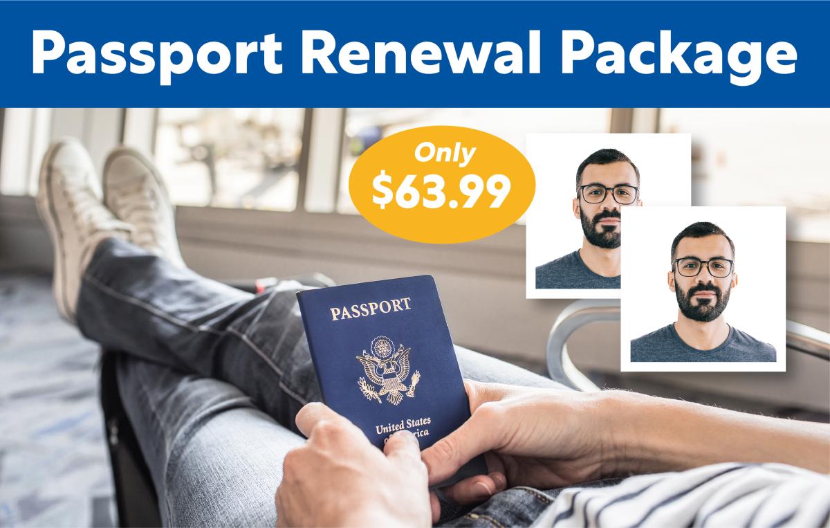 Passport Renewal Package $63.99