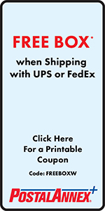 Free Box When Shipping UPS or FedEx