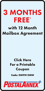 3 Months Free Mailbox with 12 Month Agreement