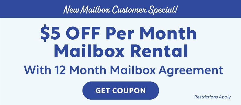 $5 Off per Month Mailbox