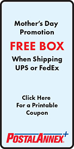Free Box when Shipping UPS or FedEx