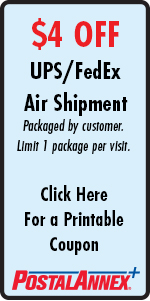 PostalAnnex+ Of Danville - $4 OFF UPS/FedEx Air Shipping