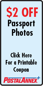 PostalAnnex Passport Photo Coupon