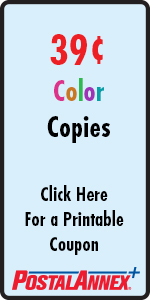 PostalAnnex+ of La Costa - 39 Cent Color Copies