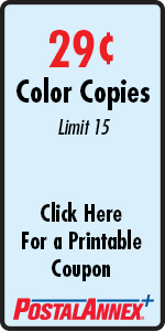 Coupon - 29 Cent Color Copies