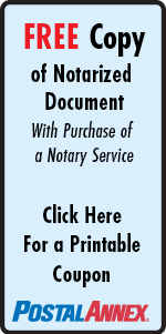 FREE Copy of Notarized Document