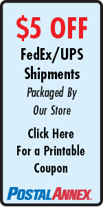 $5 OFF FedEx/UPS Shipments