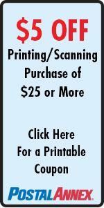 $5 OFF Printing/Scanning Purchase of $25 or More