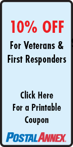 10% Off For Veterans and First Responders
