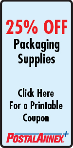 PostalAnnex+ of Livermore - 25% Off Packaging Supplies
