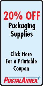 PostalAnnex+ Berkeley 20 Percent Off Packaging Supplies Coupon