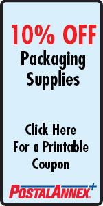 PostalAnnex+ Perris 10% Off Packaging Supplies Coupon