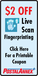 Coupon - $2 Off Live Scan Services
