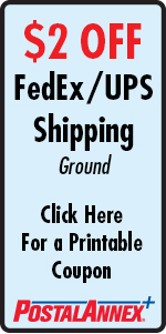 PostalAnnex+ $5 Off UPS/FedEx Ground Shipping Coupon