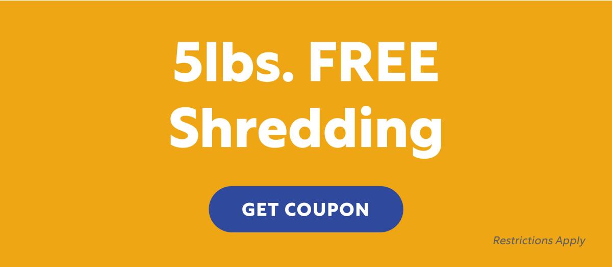 5 pounds free shredding