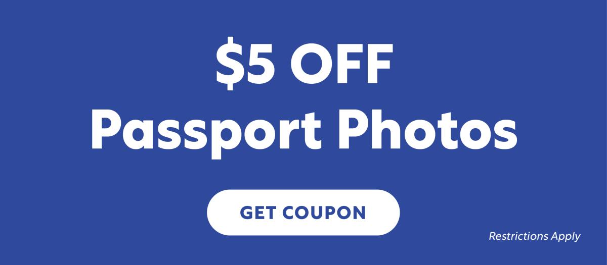 $5 Off Passport Photos