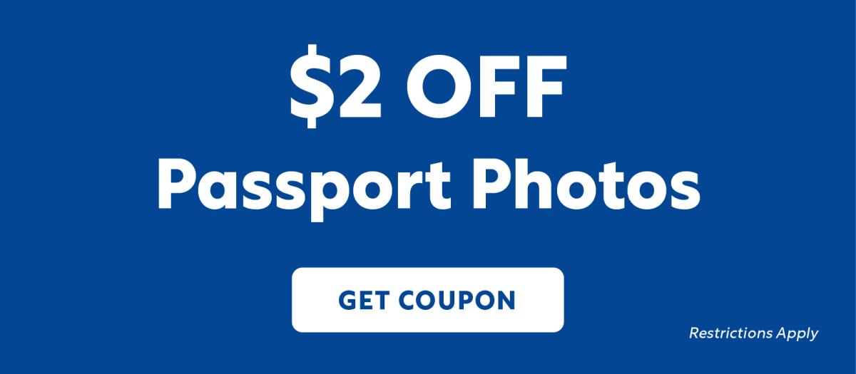 $2 Off Passport Photos