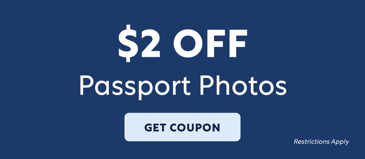 $2 Off Passport Photos