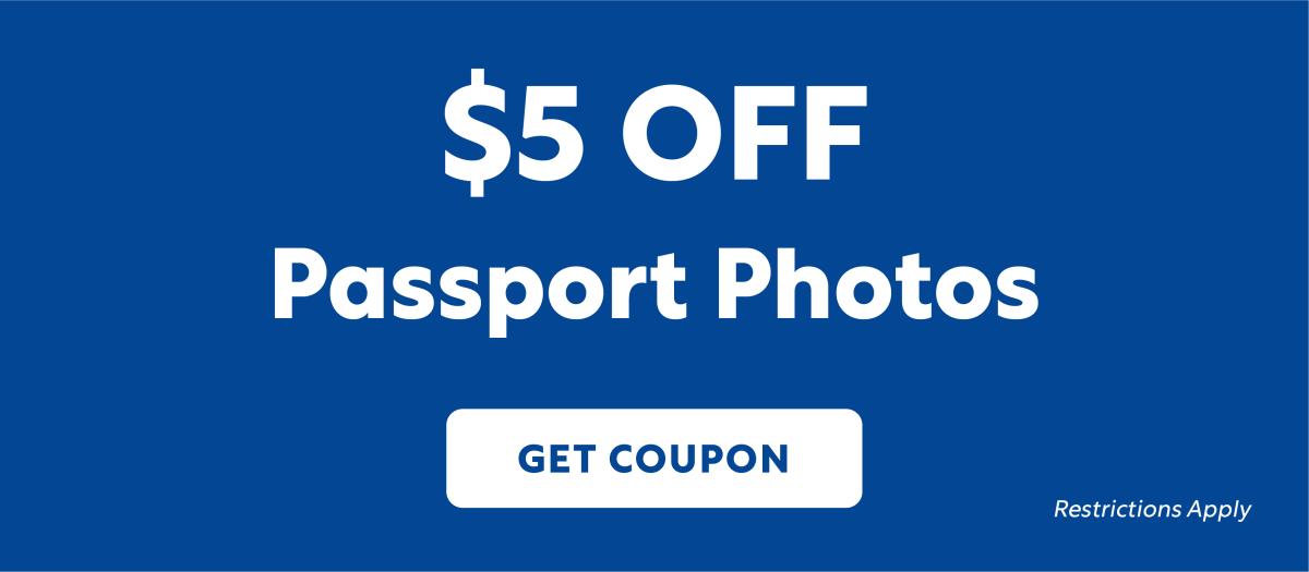 $5 Off Passport Photos