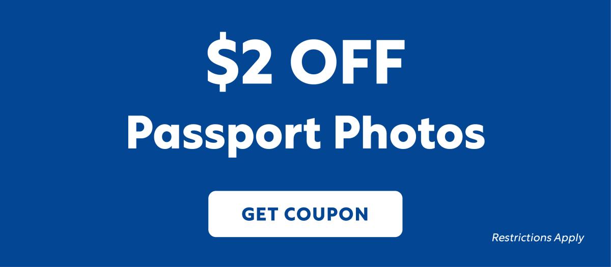 $2 Off Passport Photos