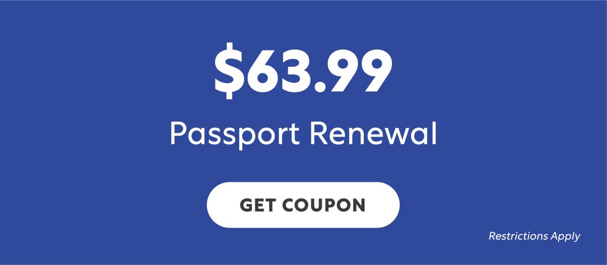 PostalAnnex Del Mar $63.99 Passport Renewal