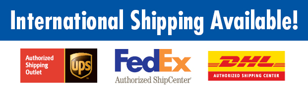 International Shipping - UPS, FedEx, DHL