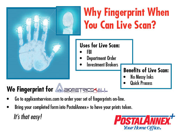 PostalAnnex+ - Live Scan Fingerprinting Redwood City