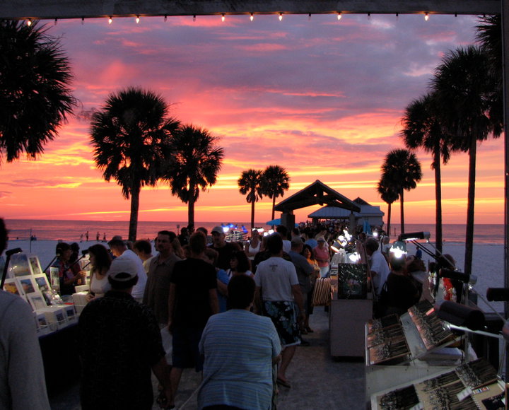 Sunsets at Pier 60 Festival In Clearwater, FL