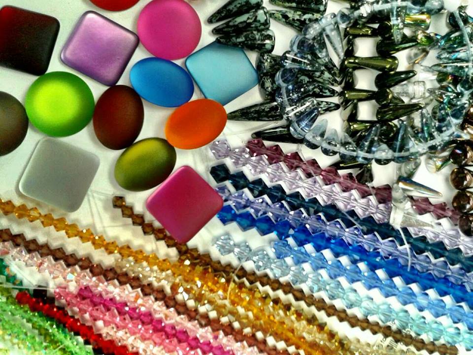 Some of the beads offered at Just Bead It in Concord, CA