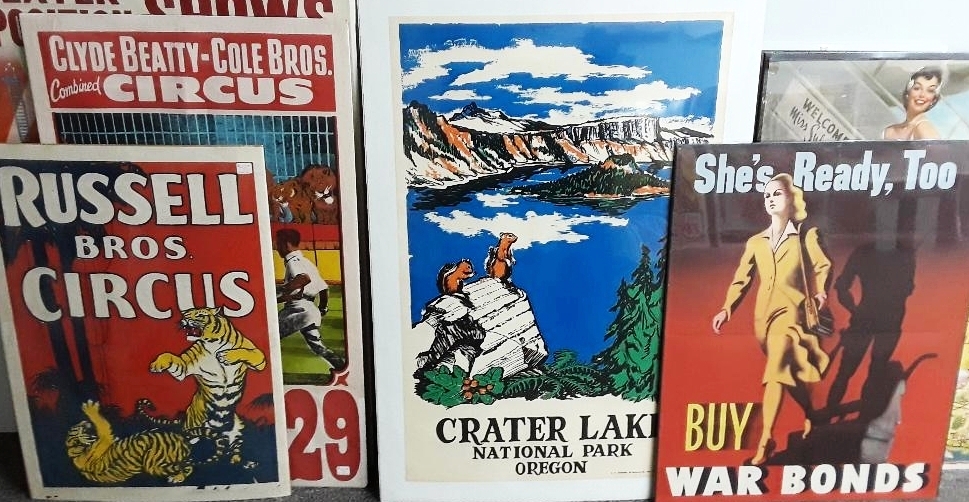Posters at the shop