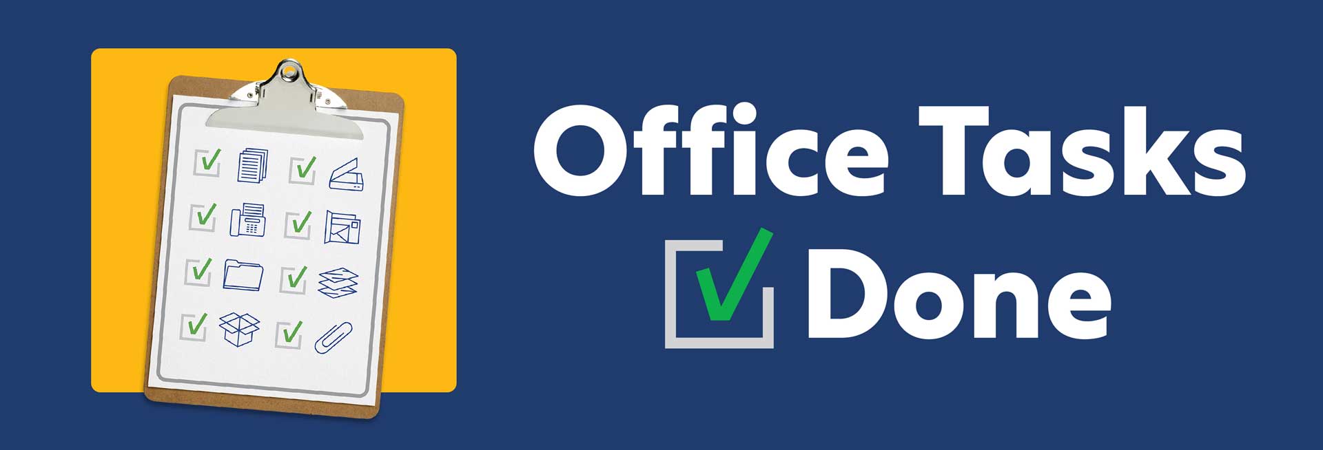 Office Tasks Done 